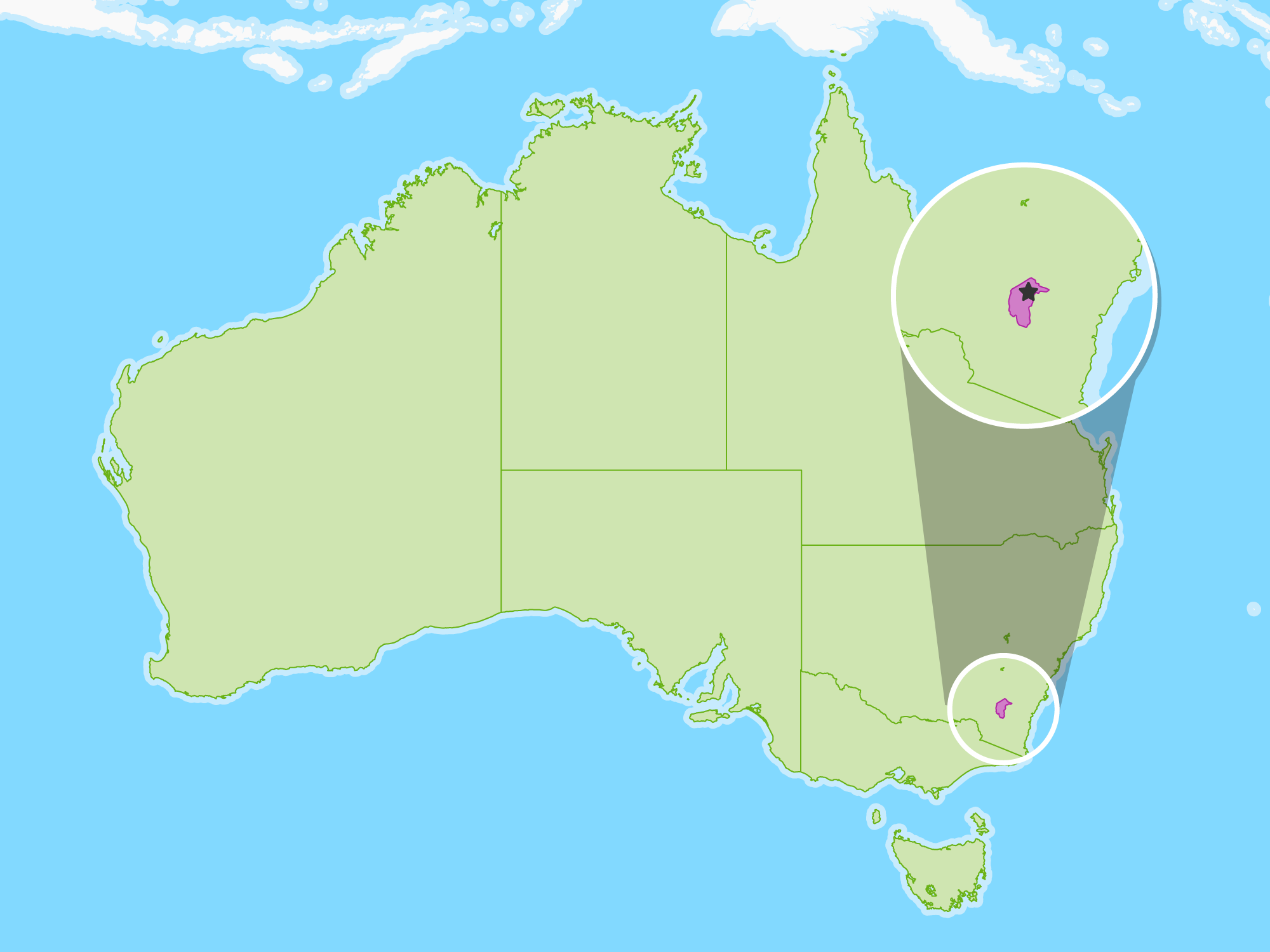 Capital Of Australia Map Australian Capital Territory | Free Study Maps